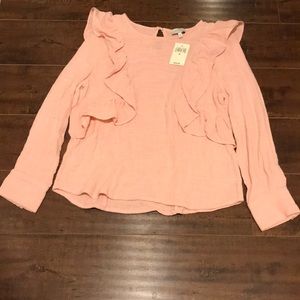 Lucky brand blouse, size M , color pink